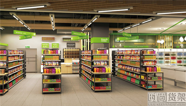 便利店貨架布局設(shè)計(jì)效果圖